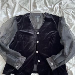 Vintage velvet blouse